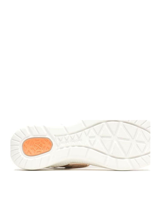 Women's Flat Sandals in Brown Color