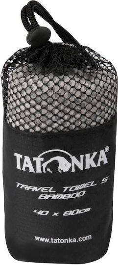 Αντιβακτηριακή Πετσέτα Tatonka Travel Towel Bamboo S Grey