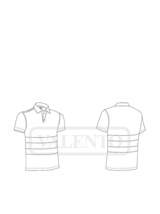 Hi-vis Κοντομάνικο Polo Shirt Build Valento Povabuiaf Fluo Yellow