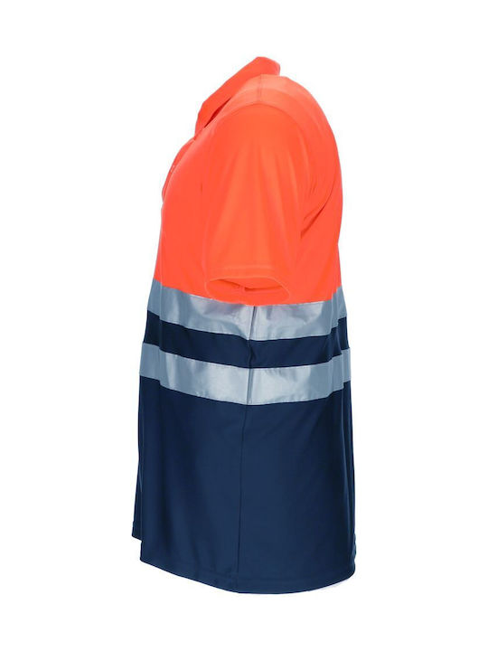 Hi-vis Short Sleeve Polo Shirt Build Valento Povabuiaf Fluo Yellow
