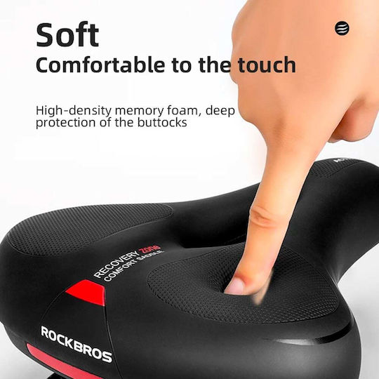 Rockbros Black Bicycle Saddle Racing