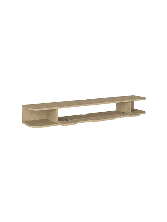 TV Stand Noland with LED Lighting Rota Oak L150xD35xH19.2cm