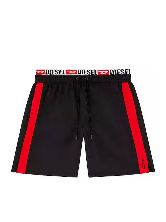 Ανδρικό Μαγιό Σορτς Black/red