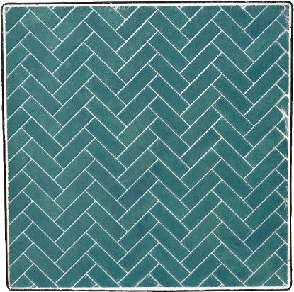 Beistelltisch Blau Mosaik