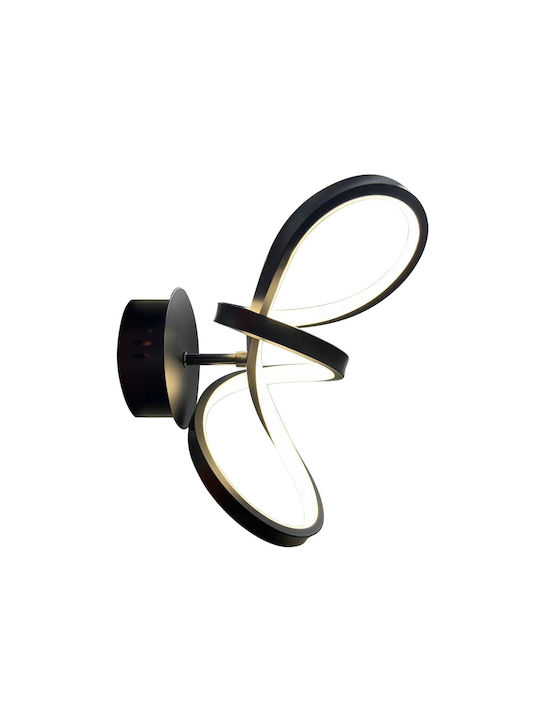 Eko Light Modern Lumină de Perete cu LED Integrat Negru