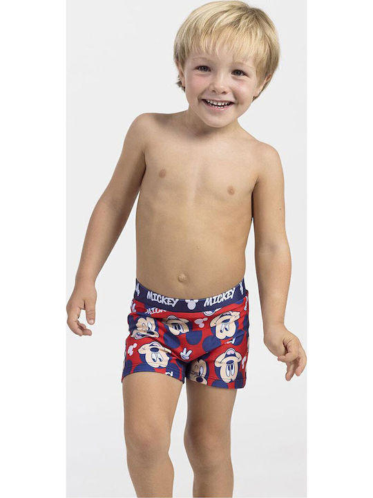 Cerda Mickey Mouse Παιδικό Μαγιό Βερμούδα / Σορτς Κόκκινο