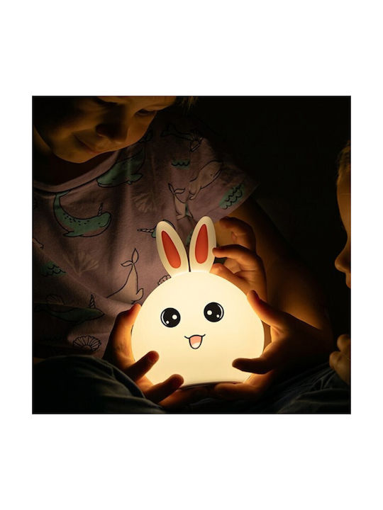 Led Kids Decorative Lamp with Color Changes Pink 16.3x12x10.8εκ.