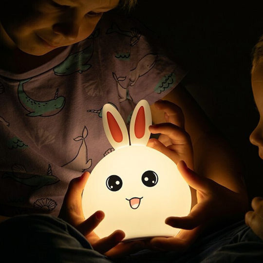 LED Детско Декоративно Осветление Touch с Промяна на Цветовете Розов 16.3x12x10.8εκ.