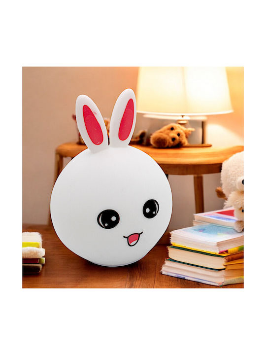 Led Kids Decorative Lamp with Color Changes Pink 16.3x12x10.8εκ.