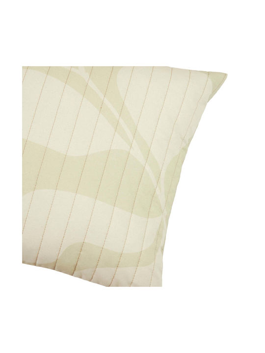 Nobodinoz Μαξιλάρι Καναπέ Light Green Leaves 40x60εκ.