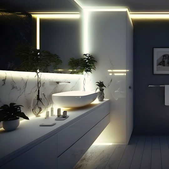 Eko Light Αδιάβροχη Ταινία LED Φυσικό Λευκό Φως 5m