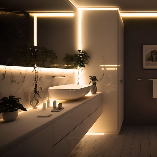 Eko Light Waterproof LED Strip Warm White Light 5m