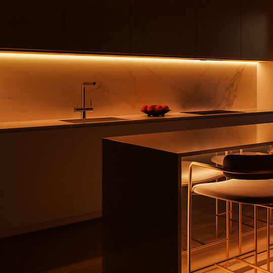 Eko Light Ταινία LED Θερμό Λευκό Φως 5m Τύπου COB