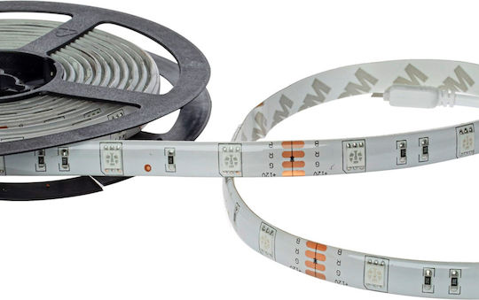 Eko Light Αδιάβροχη Ταινία LED 12V RGB Φως 5m με Τροφοδοτικό
