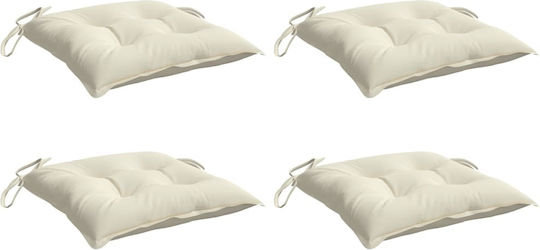 vidaXL Garden Chair Cushions 4 pcs 40x40 cm