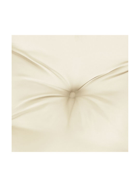 vidaXL Waterproof Garden Chair Cushion White 2 pcs 50x50 cm