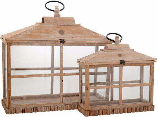 Iliadis Σετ Φαναράκια Ξύλινα Επιδαπέδια Καφέ 62x22x66εκ. 2τμχ Iliadis Σετ Φαναράκια Ξύλινα Επιδαπέδια Καφέ 62x22x66εκ. 2τμχ