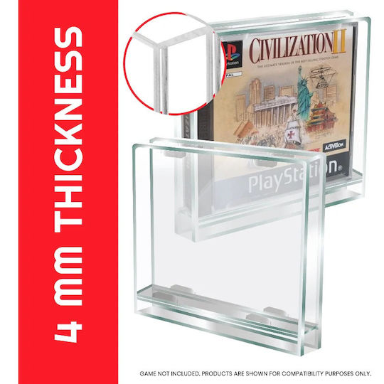 Evoretro Premium Acrylic Case Playstation 1/single Cd Pack 2