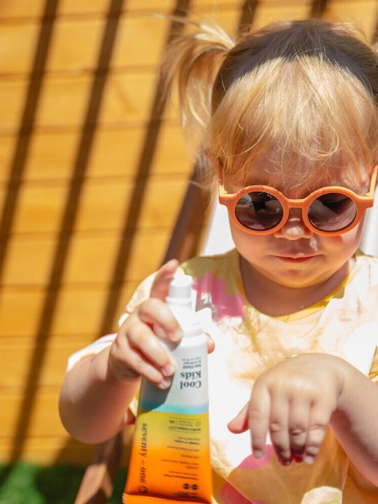 Bbluv Solar Round Kids Sunglasses With Polarized Orange Lens