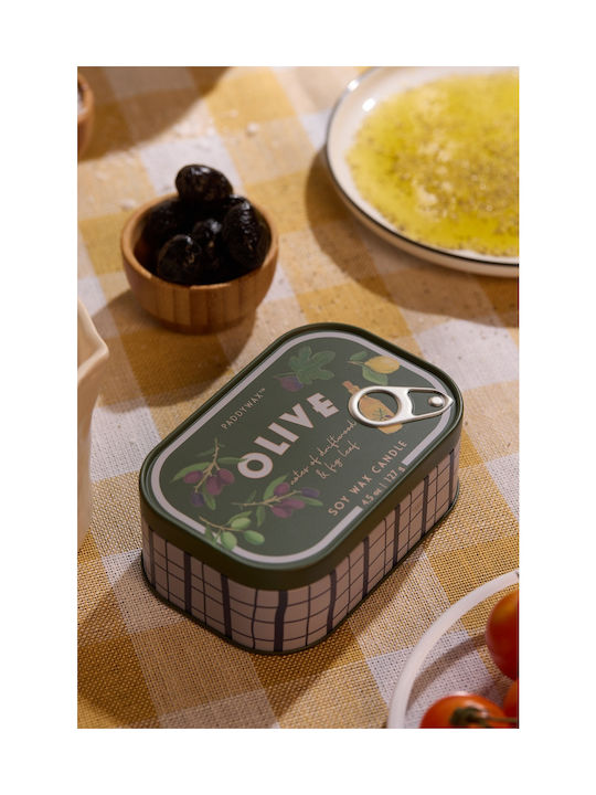Fig & Olive Φυτικό Κερί 127gr Μεταλλικό Δοχείο-κονσέρβα Bistro Olive Paddywax