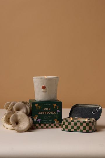 Wild Mushroom Φυτικό Κερί 226gr Κεραμικό Δοχείο Bistro Mushroom Paddywax