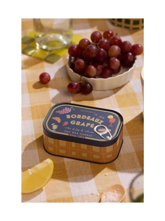 Bordeaux Traube 127g Pflanzenwachs Metall-Dose Kerze - Bistro Trauben Paddywax