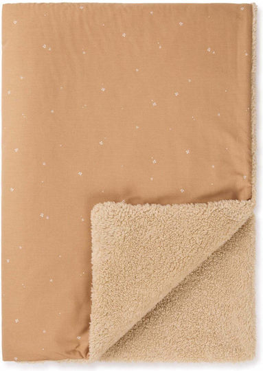 Nobodinoz Baby Blanket Cot Stories Blush Little Cherries Beige 100x140cm