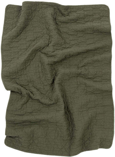 Nobodinoz Κουβέρτα Κούνιας Wabi Sabi Πράσινη 100x135εκ.