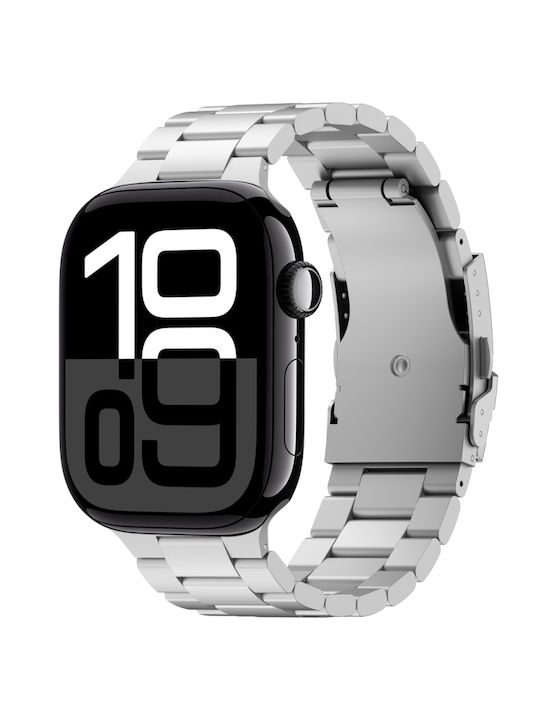 Apple Watch Series 10 Three-Bead Titanium Alloy Watch Rim 46mm Silver