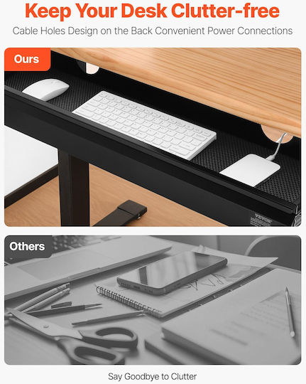 Vevor 33" Under Desk Organizer Drawer Space-Saving Home Office
