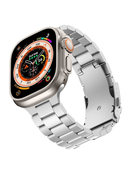 Apple Watch Series 10 Three-Bead Titanium Alloy Watch Rim 46mm Silver