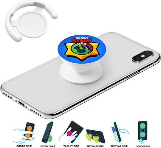 Brawl Stars Spike Phone Holders Stand Λευκό Βάση Στήριξης Κινητού Στο Χέρι