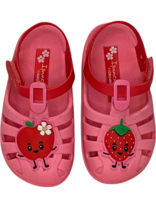 Summer Children's Anatomical Beach Shoes Pink