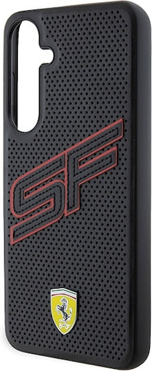 Ferrari Sf Perforated Umschlag Rückseite Kunststoff Rosa (Galaxy S24+)