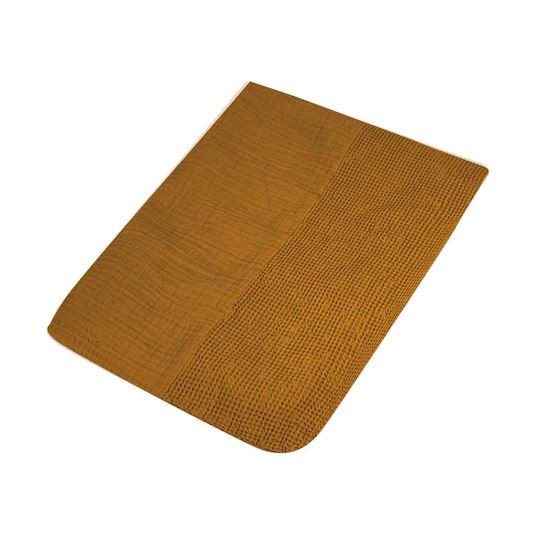 Nobodinoz Wabi Sabi Changing Pad Cover made of Fabric Golden Brown 50x70cm
