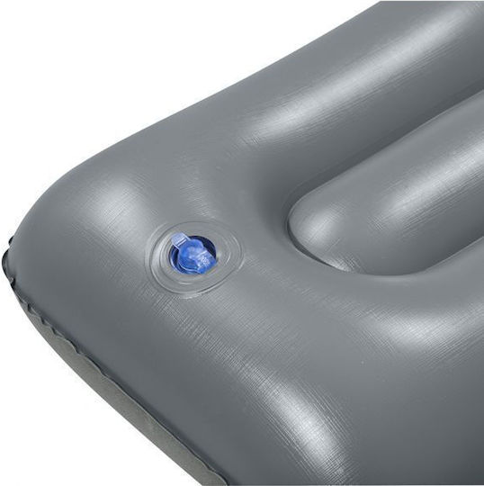 Bestway Camping Pillow Velvet 42x26cm Gray