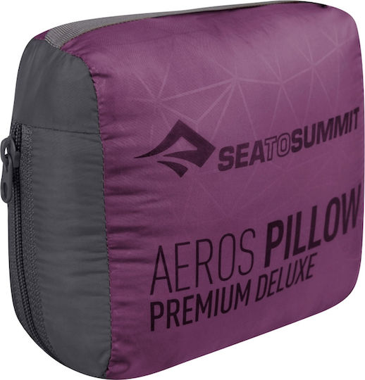 Sea to Summit AEROS PREMIUM Inflatable Camping Pillow Purple Length 50cm