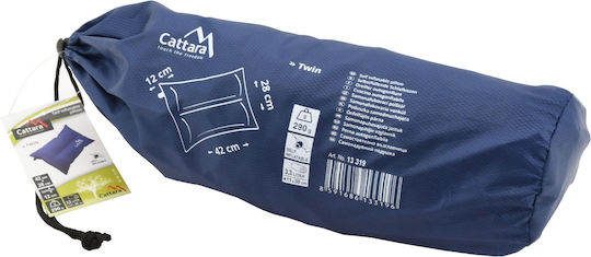 Cattara Twin Self-inflating Camping Pillow Blue 42x28cm