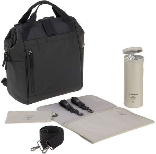 Laessig Wickeltasche Rucksack Goldie Up Schwarze