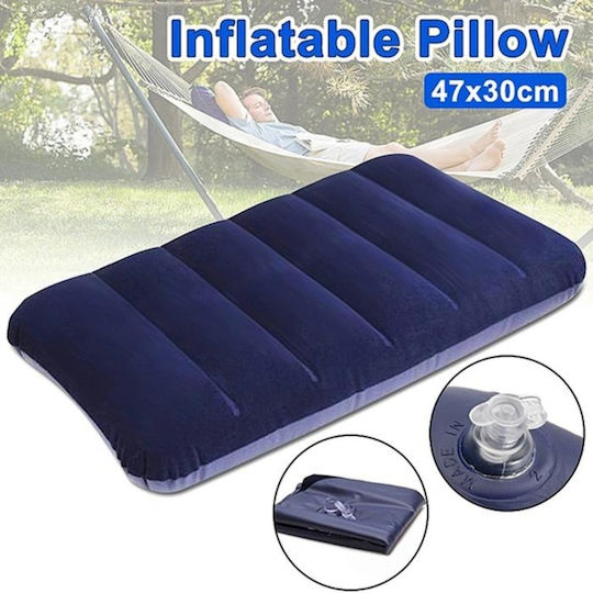 Camping Pillow Purple 47x30cm