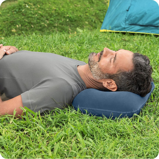 Bestway Φούσκωτο Μαξιλάρι Camping Βελούδινο Γκρι 42x26εκ.