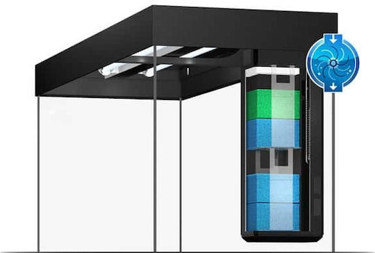Juwel Rio 180 Led Ενυδρείο Ψαριών Χωρητικότητας 180lt με Θερμαντήρα, Φίλτρο, 101x41x50εκ. Καφέ