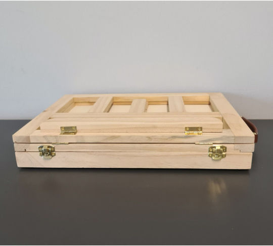 Painting Set in Case Wooden 34x26cm 45pcs