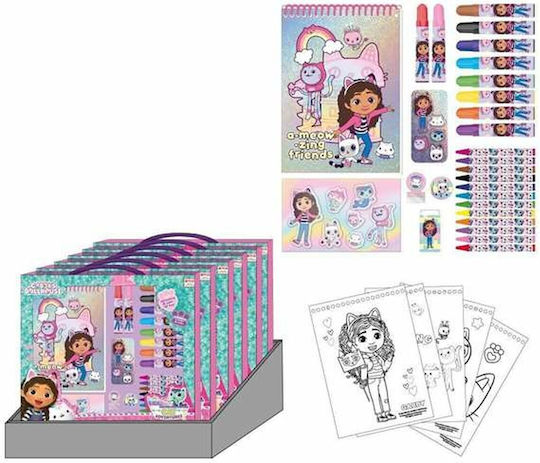 Cerda Gabby's Dollhouse Cat Adventures Σετ Ζωγραφικής 30x30cm 26τμχ