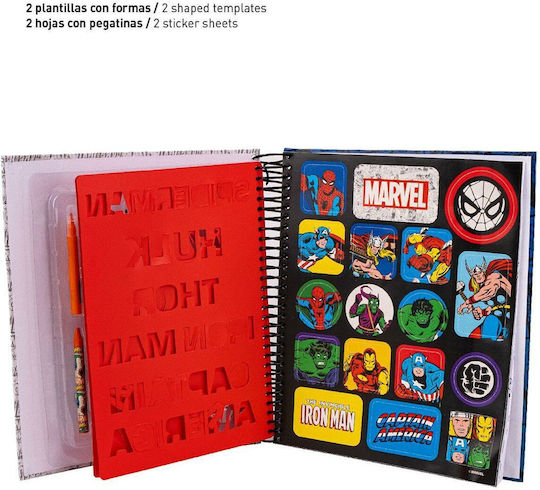 Cerda Marvel Σετ Ζωγραφικής 26x22cm 16τμχ