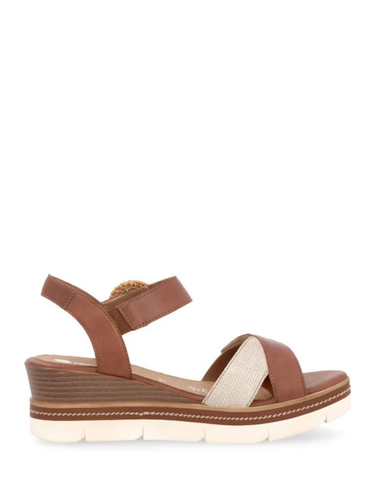 Anatomic Women's Leather Platform Shoes Tabac Brown