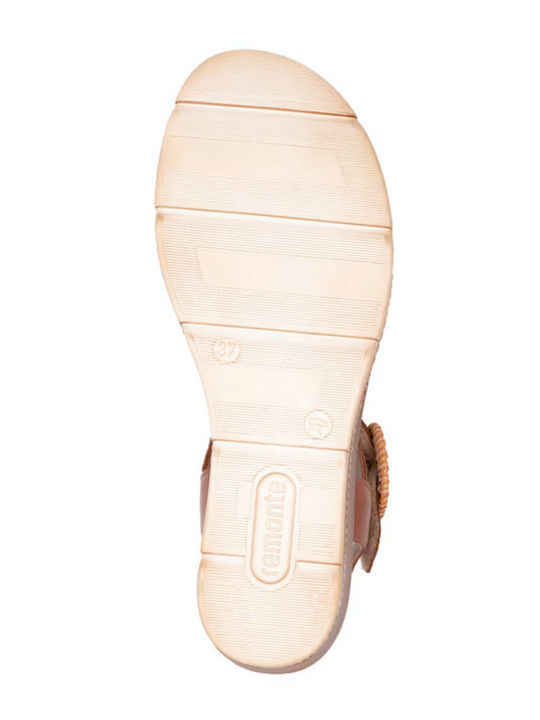 Anatomic Women's Leather Platform Shoes Tabac Brown