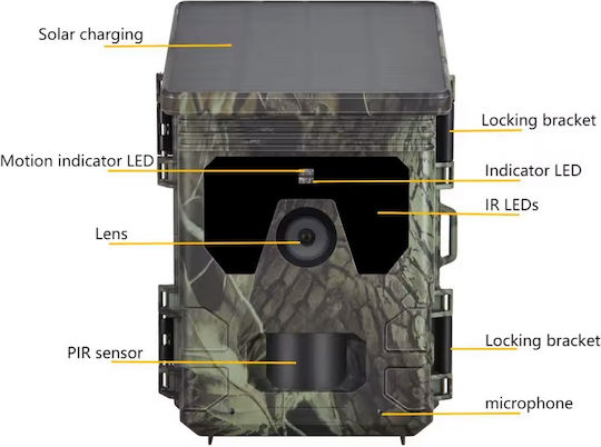 Suntek HC-600PRo Hunting Camera Night Vision with Motion Detection 30MP 2K