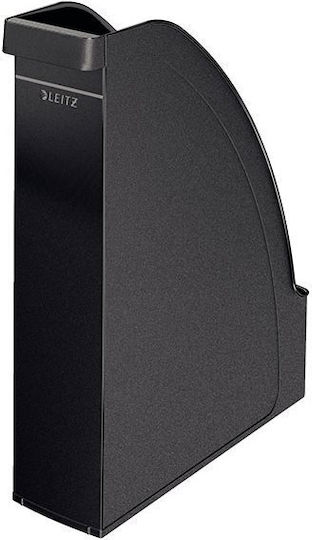 Leitz Magazine File Organizer Paper Black Black 27.5x7.5x31cm.