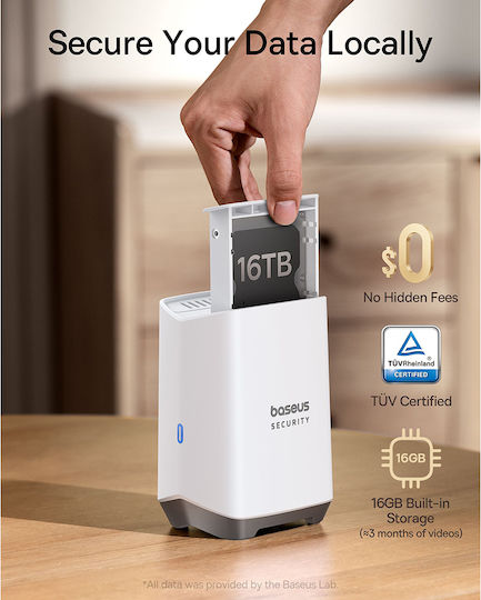 Baseus Surveillance System S1 Pro 2 Cameras Cameras IP 5MP with Control Hub S0TX002131